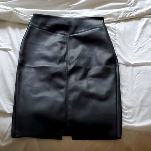 Express Faux Leather Pencil Skirt